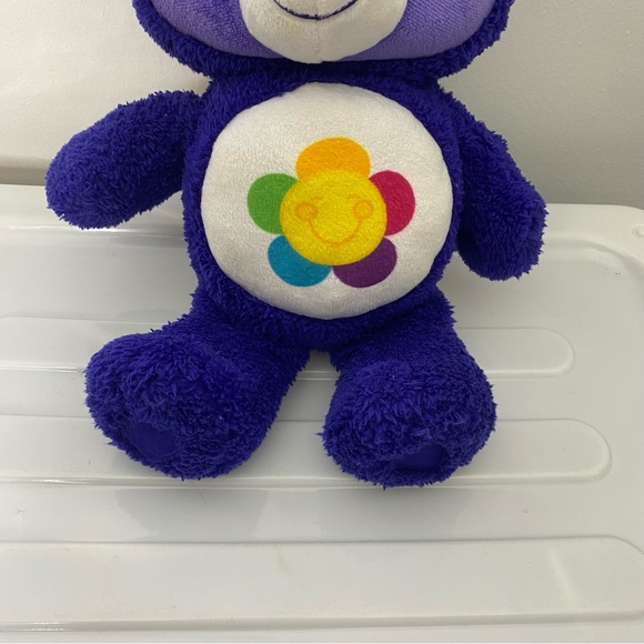 Care Bears Just Play Harmony 15” Easter Purple Plush Bunny Ears Hood - Picture 5 of 9